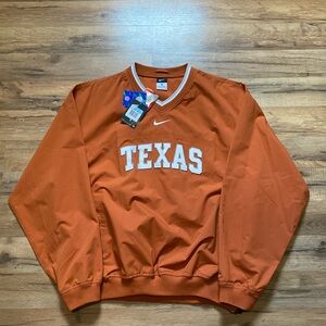 2010 Nike Team Texas Center Swoosh Windbreaker Crewneck